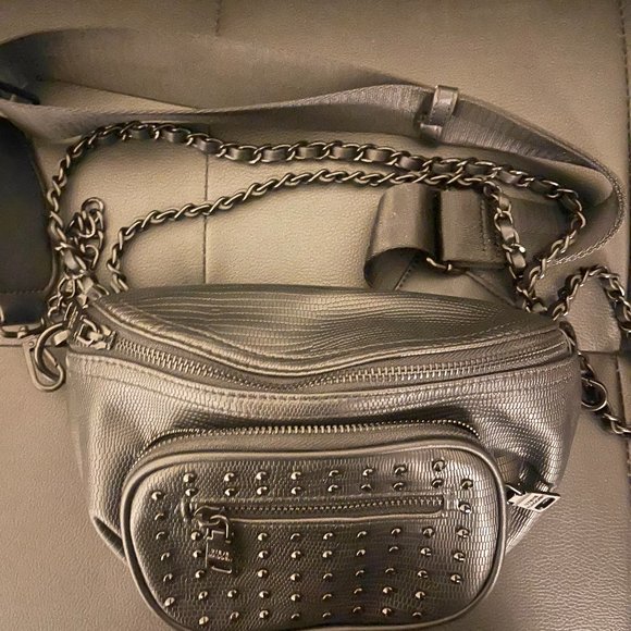 Steve Madden Handbags - Steven Madden Black Studded Crossbody